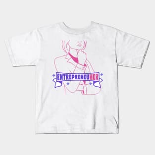 Entrepreneuher | Proud Mompreneur | Inspiring Mom Quote | Mothers Day Gifts | Mom Gift Ideas Kids T-Shirt